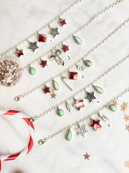 One Of A Kind Holiday Charm Bracelets